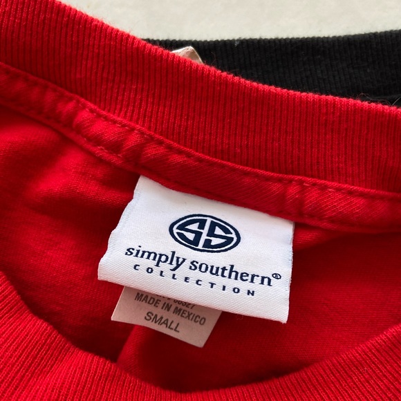 2 Simply Southern Long Sleeve Christmas Tees - Picture 3 of 4